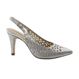 Zapatos de salón Caprice mujer 29612 gris