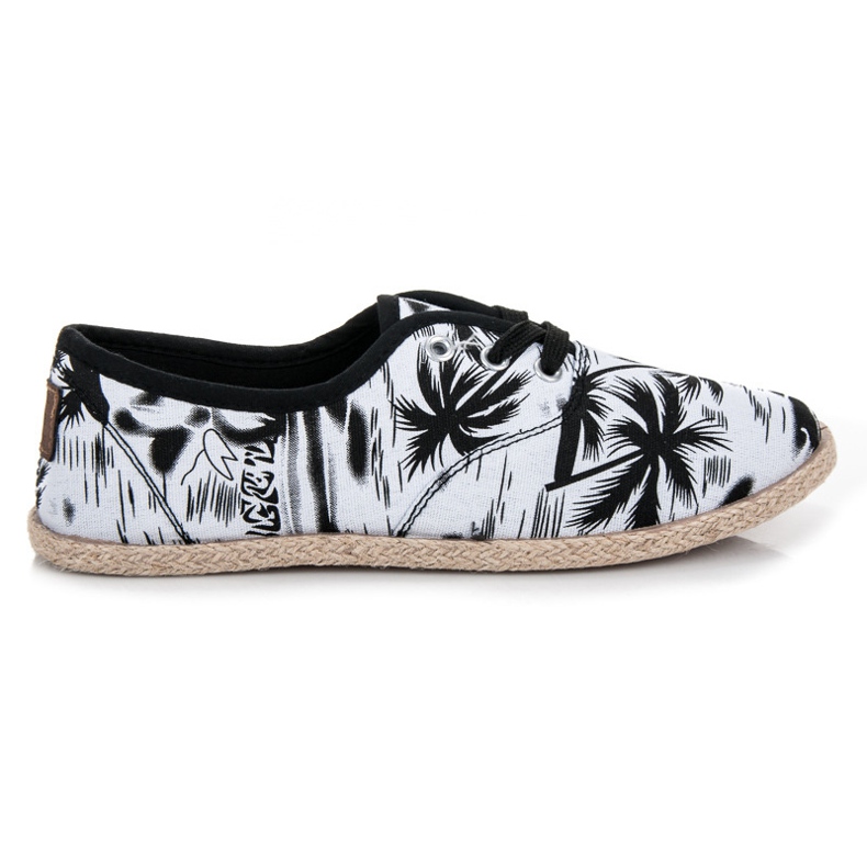 Mckeylor zapatillas BLACK &amp; WHITE atadas blanco negro