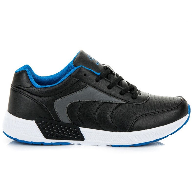 Ax Boxing Zapatos de los hombres atados negro