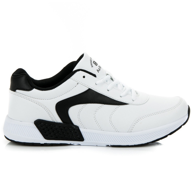 Ax Boxing zapatos de hombre atados blanco