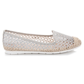 Vinceza Alpargatas Bailarina Caladas gris