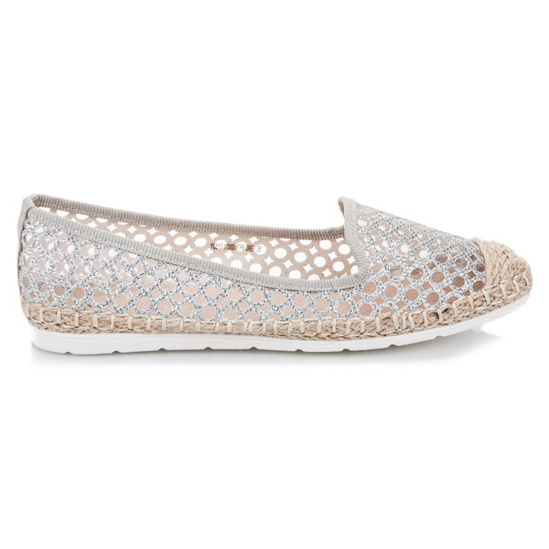 Vinceza Alpargatas Bailarina Caladas gris