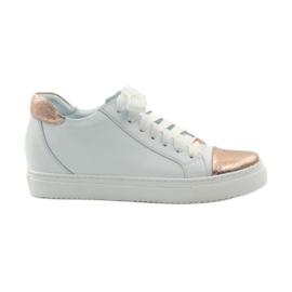 Zapatillas deportivas blancas badura para mujer blanco cobre