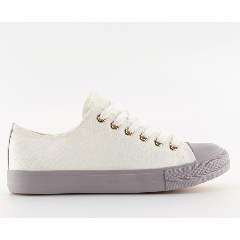 Zapatillas de mujer blanco-gris BLANCO / GRIS