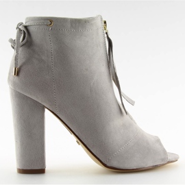Botas Punta Abierta Grises Nf-16