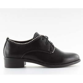 Zapatos con cordones negros para mujer negro