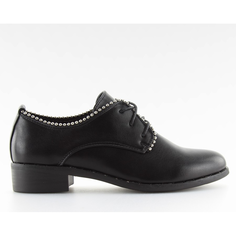 Zapatos con cordones negros para mujer negro