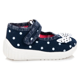 Reweks zapatillas velcro niña azul