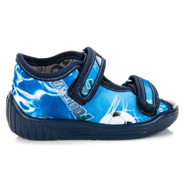 Reweks Zapatillas de velcro azules