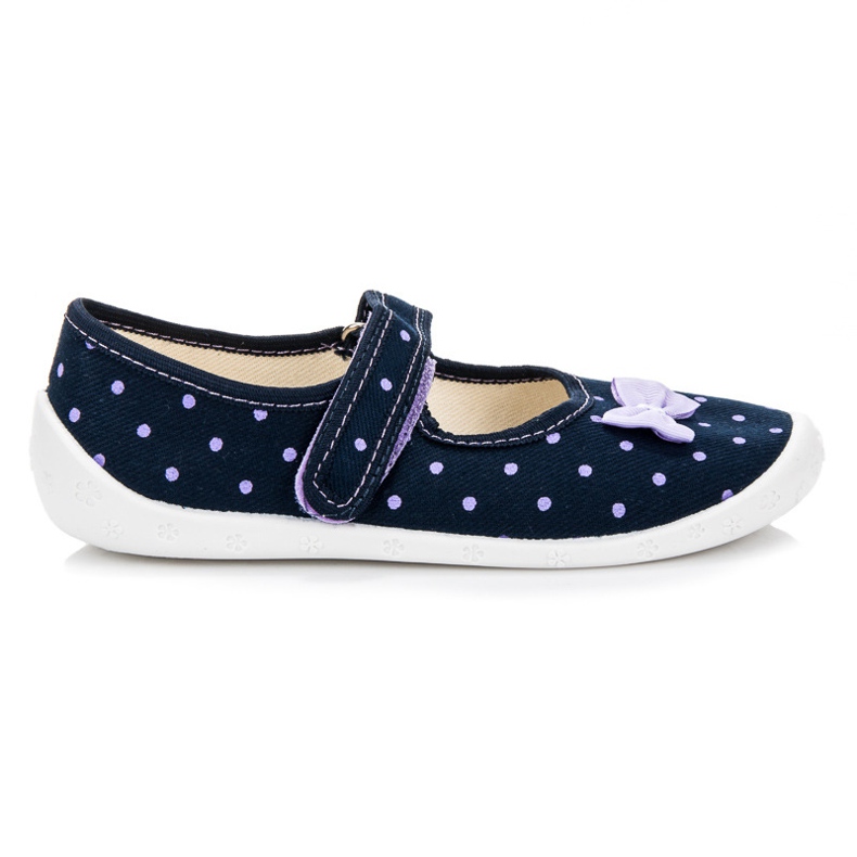 Reweks Zapatillas azul marino con lazo