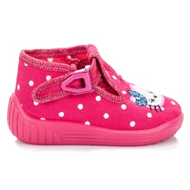 Reweks Zapatos rosas con lunares rosado