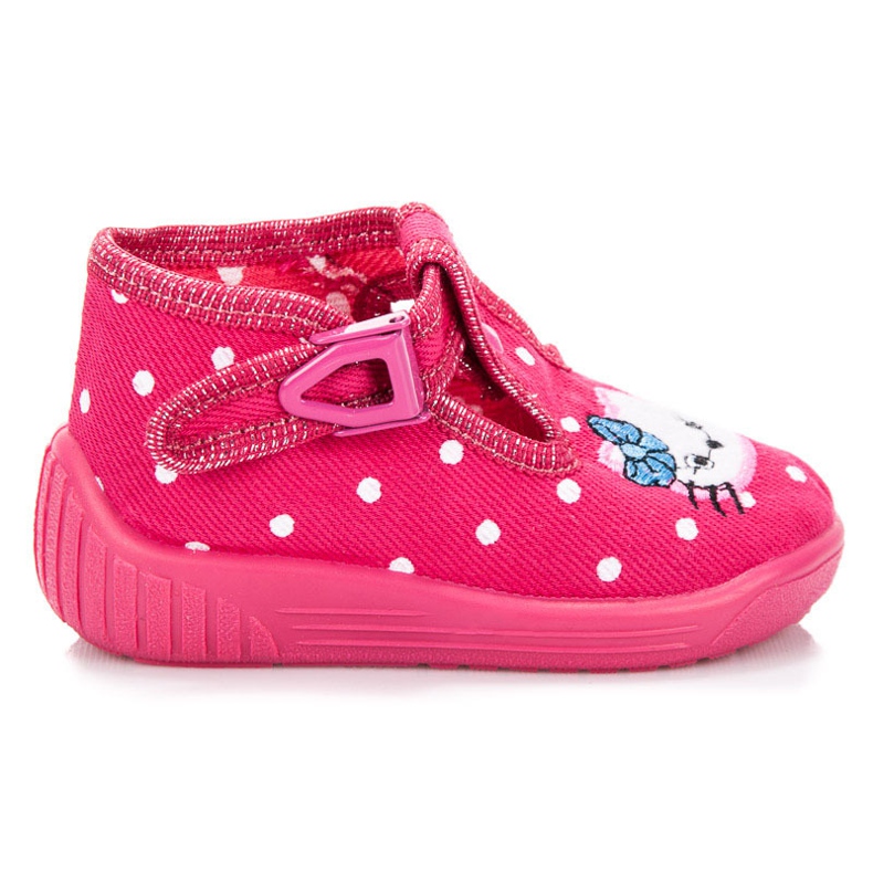 Reweks Zapatos rosas con lunares rosado