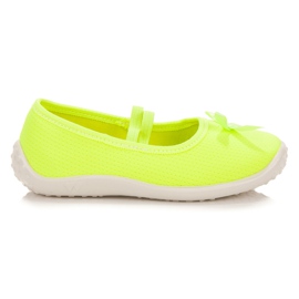 Reweks Pantuflas neón aguamarina verde