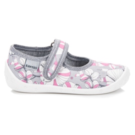 Reweks Zapatos hechos en casa con un patrón. gris