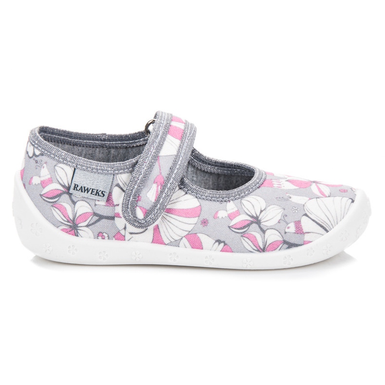 Reweks Zapatos hechos en casa con un patrón. gris