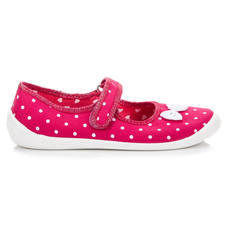 Reweks Zapatos caseros de lunares rosado