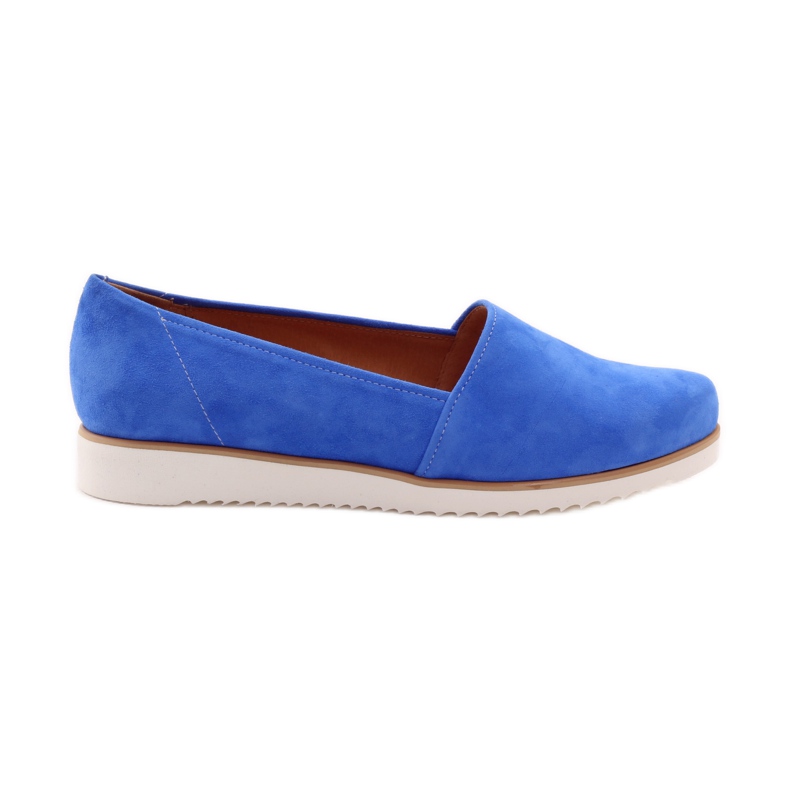 Badura Zapatos de cuero para mujeres azules