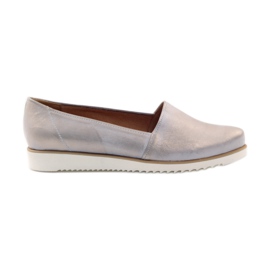 Zapatos de mujer badura beige y dorado