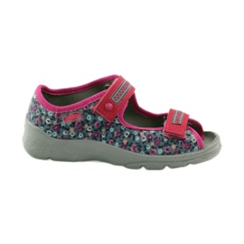 Sandalias niña Befado 969x119 prado azul marino rosado gris