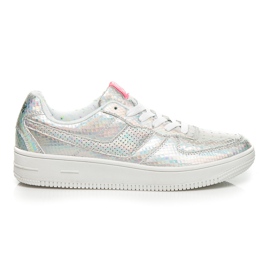 Kylie Zapatos deportivos brillantes gris