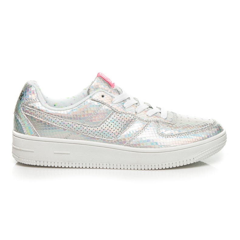 Kylie Zapatos deportivos brillantes gris