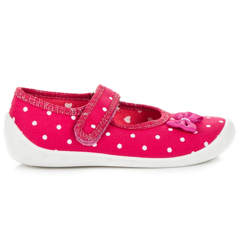 Reweks Zapatos caseros de lunares rosado