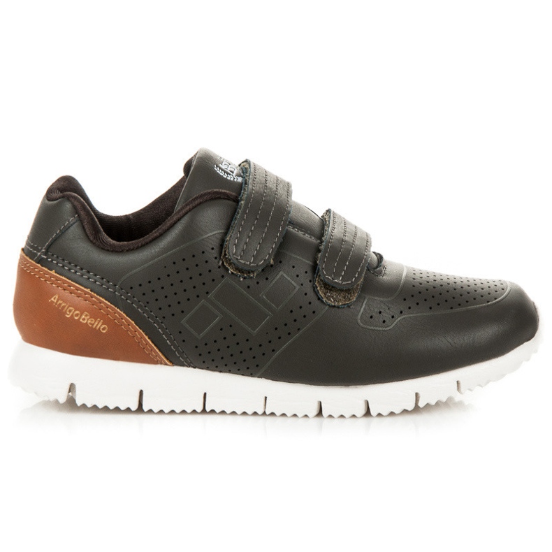 Arrigo Bello Zapatos de velcro para niños marrón