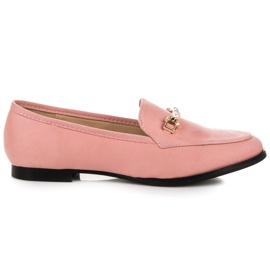 Vices Zapatos de gamuza rosa