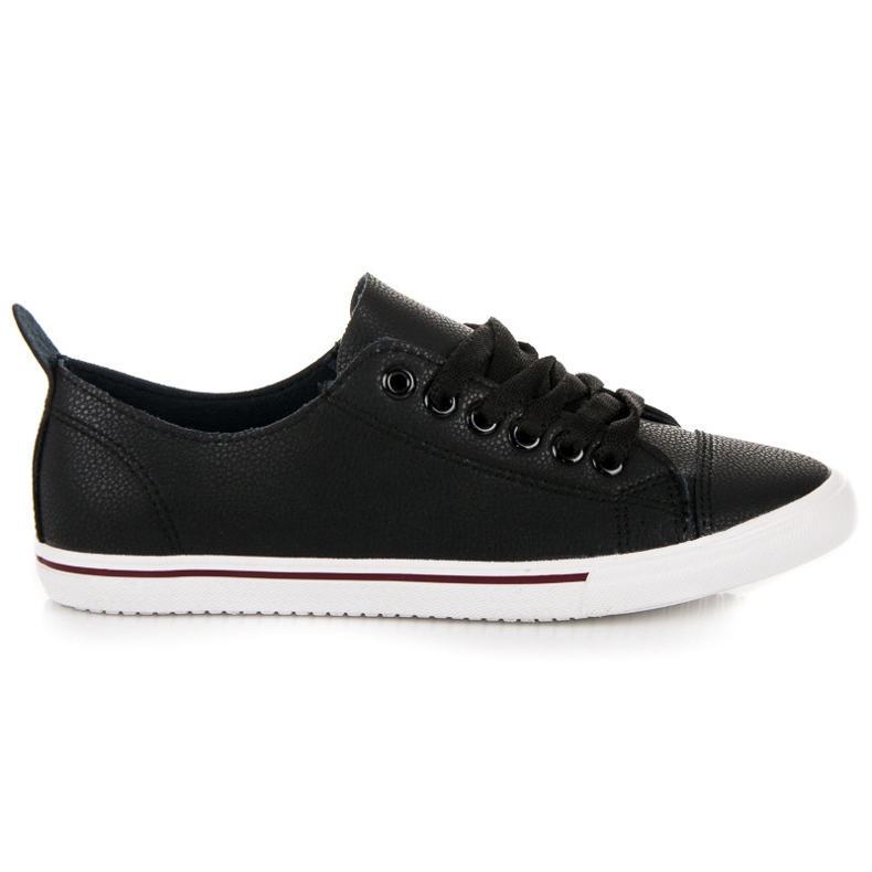 Seastar Zapatillas negras con cordones negro Seastar Zapatillas negras con cordones negro