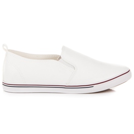 Zapatillas sin cordones blanco