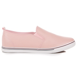 Zapatillas sin cordones rosado