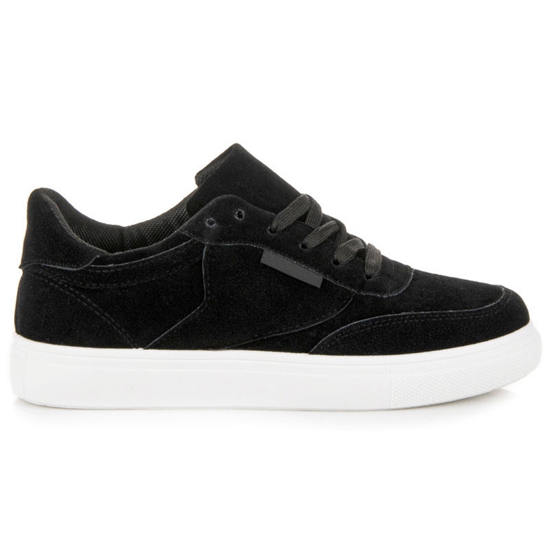 Zapatillas en la plataforma negro
