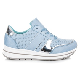 Seastar Zapatos de gamuza en la plataforma azul