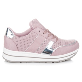 Seastar Zapatos de gamuza en la plataforma púrpura