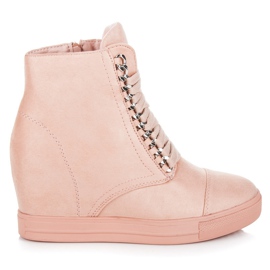 Seastar Zapatillas rosas con cordones rosado