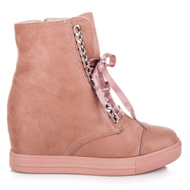 Seastar Zapatillas rosas con cremallera rosado