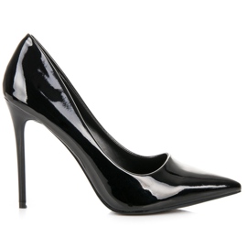 Seastar Sexy tacones lacados negro