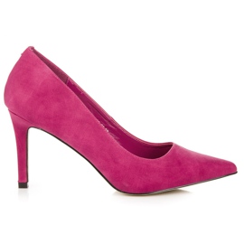 Vices Tacones de ante vicios rosado