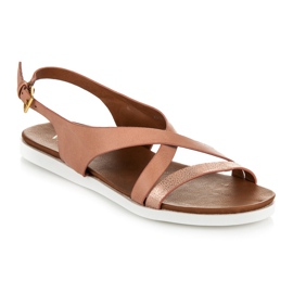 Sandalias Vinceza planas rosa