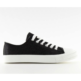 Zapatillas negras de mujer T-1717 negras negro Zapatillas negras de mujer T-1717 negras negro