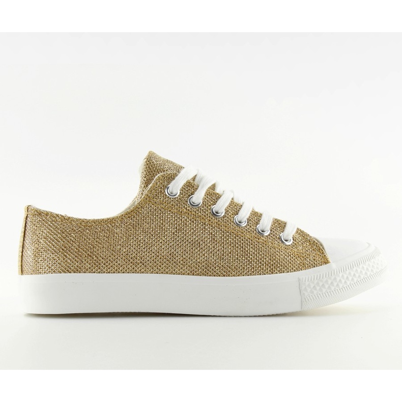 Zapatillas de oro para mujer T-1717 Gold dorado