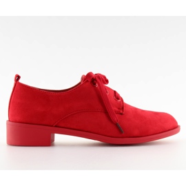 Mocasines rojos de mujer rojo
