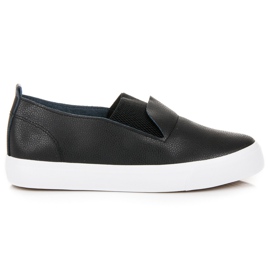 L&H Slipons negros