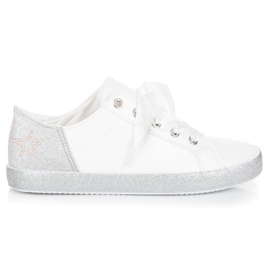 L&H Zapatillas atadas con una cinta blanco L&H Zapatillas atadas con una cinta blanco