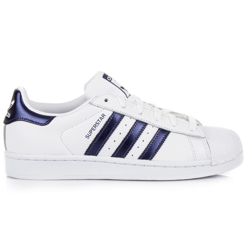 Adidas superestrella w blanco