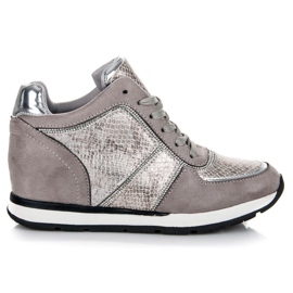 Vices Zapatillas atadas gris Vices Zapatillas atadas gris