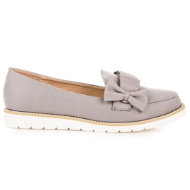 Vices Zapatos bajos con lazo gris