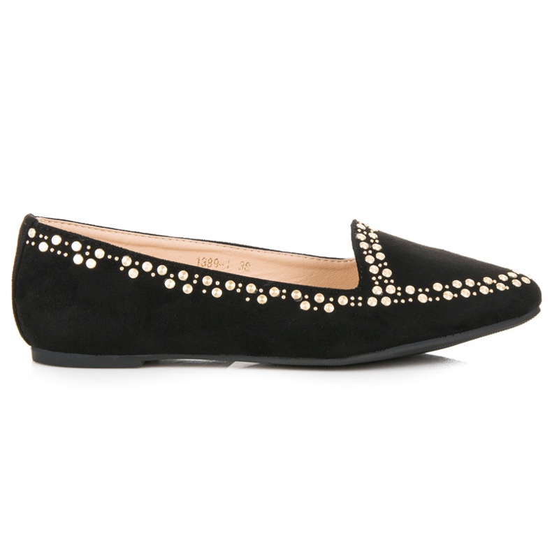 Vices Bailarinas de ante negro Vices Bailarinas de ante negro