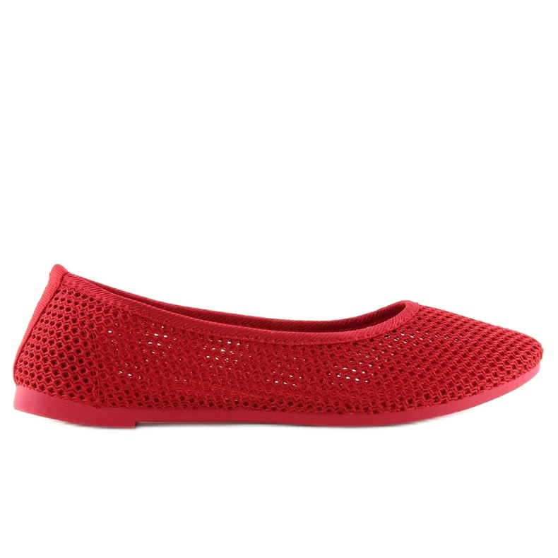 Bailarinas malla roja JX56 Rojo