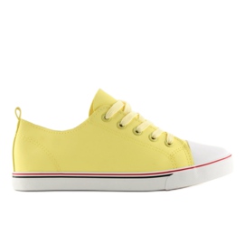 Deportivas de mujer amarillas cara amarilla XL01p Beige amarillo